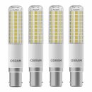 4 x Osram LED Leuchtmittel T26 Röhre Slim 9W = 75W...