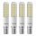 4 x Osram LED Leuchtmittel T26 Röhre Slim 9W = 75W B15d klar 1055lm warmweiß 2700K 320° DIMMBAR
