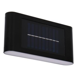 LED´s Light LED Solar Außenwandleuchte Soweto Schwarz IP44 0,76W 5lm Warmweiß 2700K