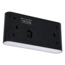 LED´s Light LED Solar Außenwandleuchte Soweto Schwarz IP44 0,76W 5lm Warmweiß 2700K