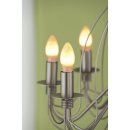 Paulmann Deco Glas Kerze Terracotta für E14 / E27...