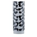 Paulmann Deco Glas Leo Opal schwarz Muster für E14 /...