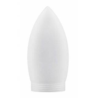 Paulmann Deco Glas Kerze opal Satinglas für E14 / E27 bis 10W