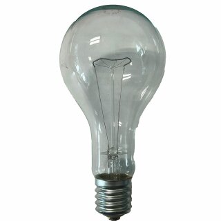 Calex Glühbirne A100 Birnenform 500W E40 klar 130V stoßfest warmweiß dimmbar Sonderspannung