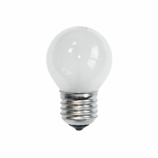 Merkur Glühbirne Tropfen Kugel 15W E27 MATT 127V warmweiß dimmbar Sonderspannung