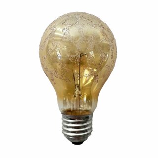 Lindner A60 Glühbirne 60W E27 Krokoeis Gold 230V Glühlampe extra warmweiß dimmbar