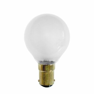 Merkur Tropfen Glühbirne 25W B15d matt 260V Glühlampe warmweiß dimmbar
