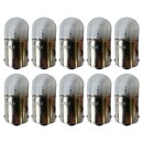 10 x Glühlampe Signallampe für Auto R10W Ba15s...