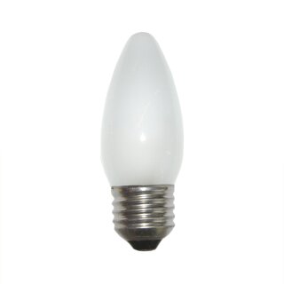 Merkur Glühbirne Kerze 40W E27 matt 125V-130V Glühlampe warmweiß dimmbar Sonderspannung