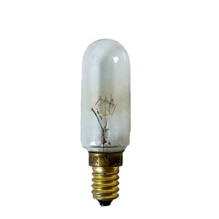 Merkur Glühbirne T24x85 Röhre 25W E14 klar 110V Glühlampe warmweiß dimmbar Sonderspannung