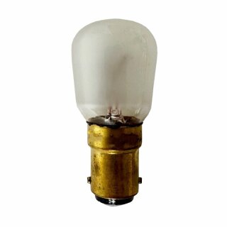 Merkur Glühbirne Birnenformlampe T26 Röhre 15W B15d matt 240V Glühlampe warmweiß dimmbar