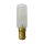 Merkur Glühbirne T29 Röhre 40W B15d matt 125-130V Glühlampe warmweiß dimmbar Sonderspannung