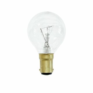 Hermes Tropfen Glühbirne 60W B15d klar 230V warmweiß dimmbar