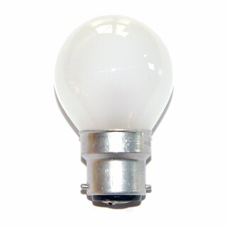 Merkur Glühbirne G45 Tropfen 60W B22d matt 125-130V Glühlampe warmweiß dimmbar Sonderspannung