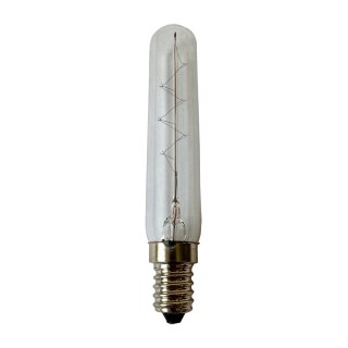 Merkur Glühbirne T20x115 Röhre 25W E14 klar 240V Glühlampe warmweiß dimmbar