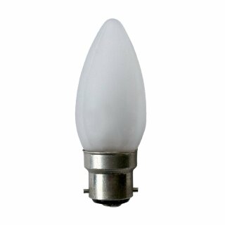 Merkur Glühbirne Kerze 25W B22d matt 240V Glühlampe warmweiß dimmbar