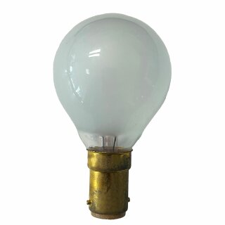 Merkur Glühbirne G45 Tropfen 40W B15d matt 110V Glühlampe warmweiß dimmbar Sonderspannung