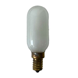 Merkur Glühbirne T30x90 Röhre 40W E14 matt 130V AC/DC Glühlampe warmweiß dimmbar Sonderspannung