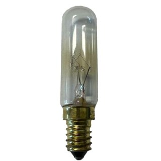 Merkur Glühbirne T25 Röhre 15W E14 klar 240V Glühlampe warmweiß dimmbar