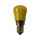 Merkur Glühbirne Birnenformlampe Röhre T26x56 15W E14 230V AC/DC Glühlampe Gelb