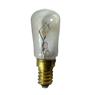 Merkur Glühbirne T28x72 Röhre 25W E14 klar 127V Glühlampe warmweiß dimmbar Sonderspannung