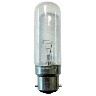 Merkur Glühbrine T25 Röhre 40W B22d klar 230V Glühlampe warmweiß dimmbar