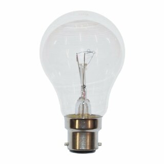 Merkur A60 Glühbirne 40W B22d klar 230V Glühlampe warmweiß dimmbar stoßfest