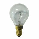Merkur Glühbirne Tropfen 40W E14 klar 12V Kugel...
