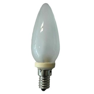 Kandolite Glühbirne Kerze Keramik 40W E14 Matt 40 Watt Glühlampe warmweiß dimmbar