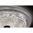 MegaLight LED Deckenleuchte Shining Crystal Ø49cm 24W 2200lm CCT 2700K-6000K dimmbar Fernbedienung