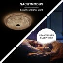 MegaLight LED Deckenleuchte Shining Crystal Ø49cm 24W 2200lm CCT 2700K-6000K dimmbar Fernbedienung
