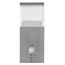 Ledvance LED Außenleuchte Wandlampe Endura Style Crystal Stahl 4,9W 400lm warmweiß 3000K Bewegungsmelder
