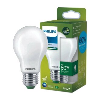 Philips LED A60 Birne 4W = 60W E27 matt 840lm Neutralweiß 4000K ultra effizient