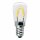 10 x Merkur LED Curved Filament T22 Röhre 1W = 15W E14 klar 90lm warmweiß 2700K