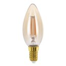 Eglo LED Filament Kerze 4W = 26W E14 Gold 270lm extra...
