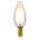 Eglo LED Filament Kerze 4W = 26W E14 Gold 270lm extra warmweiß 2200K