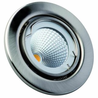 Rutec Einbaustrahler Eisen gebürstet rund max. 50W GU10/GU5,3 schwenkbar