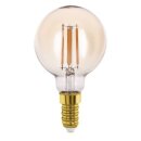 Eglo LED Filament Mini Globe G60 4W = 32W E14 Gold 350lm extra warmweiß 2200K