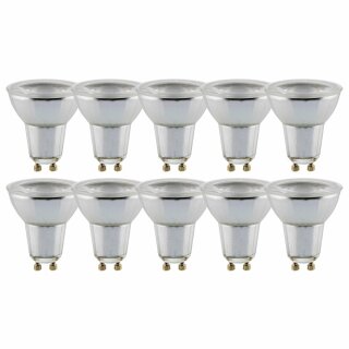 10 x Merkur LED COB Glas Reflektor 7W = 44W GU10 540lm warmweiß 2700K 38°