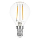 10 x Merkur LED Filament Tropfen 2W = 22W E14 klar 220lm...