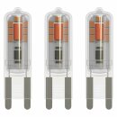 3 x Müller-Licht LED Stiftsockellampen 2,5W = 19W G9...