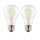 2 x I-Glow LED Filament A60 Birnen 8W = 75W E27 klar 1055lm warmweiß 2700K