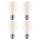 4 x I-Glow LED Filament A60 Birnen 4W = 40W E27 klar 470lm warmweiß 2700K