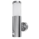 Star LED Außenleuchte Wandlampe Edelstahl IP44 6,5W...