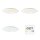 Brilliant LED Deckenleuchte Viktor Weiß rund Ø57cm 32W 3400lm CCT RGB Backlight dimmbar mit Fernbedienung