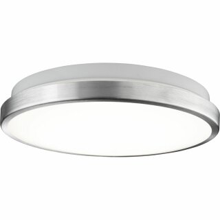 Star LED Deckenlampe Badleuchte Aluminium Ø28cm IP44 12W 1350lm Neutralweiß 4000K mit Ring