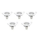 5 x Ledvance LED Einbaustrahler Downlight Recess...