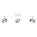 Ledvance LED Deckenleuchte Decor Spot Kork Weiß 3 x...