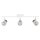 Ledvance LED Deckenleuchte Decor Spot Kork Weiß 3 x 3,4W GU10 690lm Warmweiß 2700K Ra>90 Dimmbar