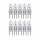 10 x Merkur Halogen Niedervolt Stiftsockellampe 35W GY6,35 12V klar warmweiß 2700K
